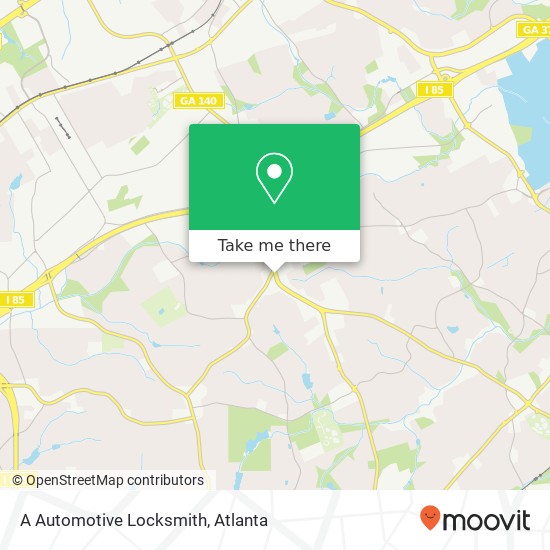 Mapa de A Automotive Locksmith