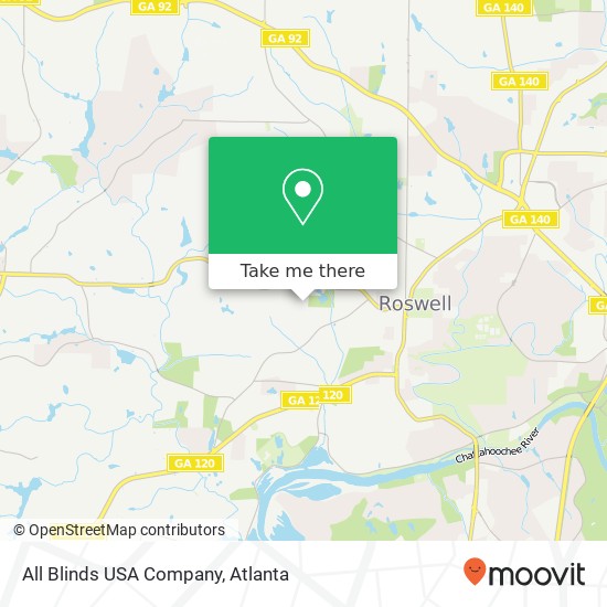 All Blinds USA Company map