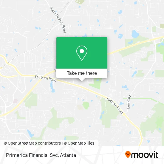 Mapa de Primerica Financial Svc