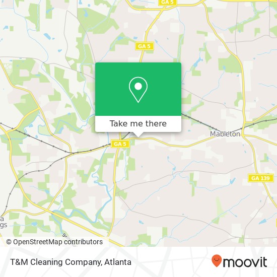 Mapa de T&M Cleaning Company