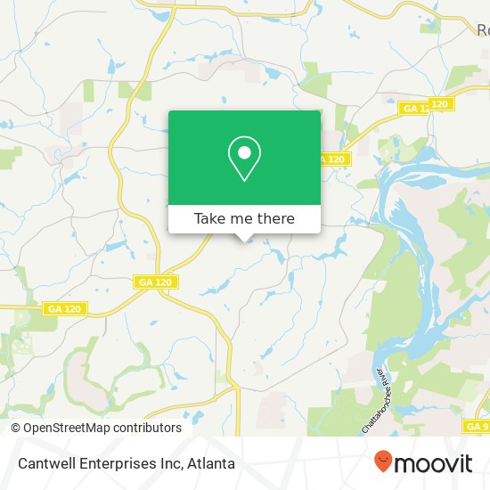 Cantwell Enterprises Inc map