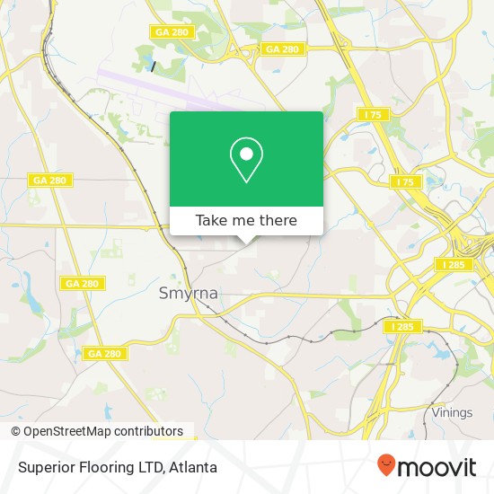 Superior Flooring LTD map