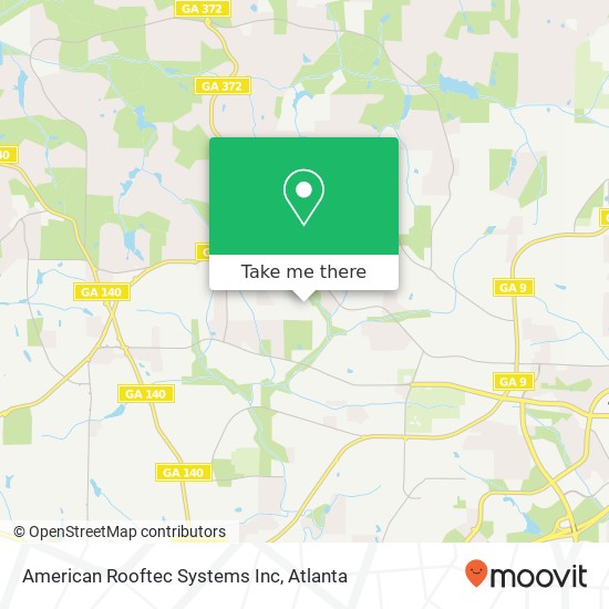 Mapa de American Rooftec Systems Inc