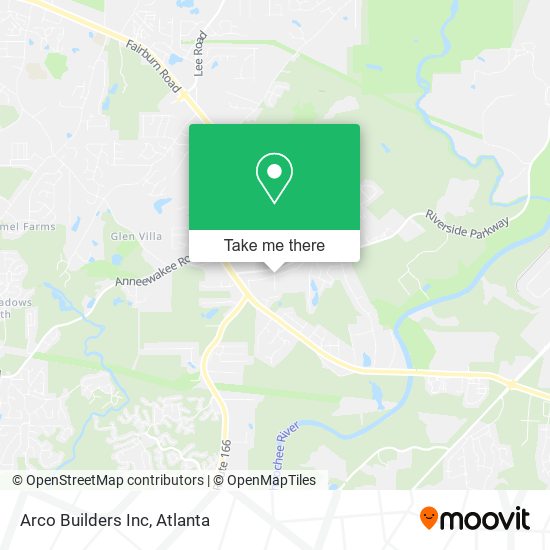 Arco Builders Inc map