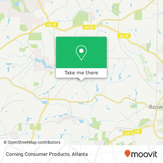 Mapa de Corning Consumer Products