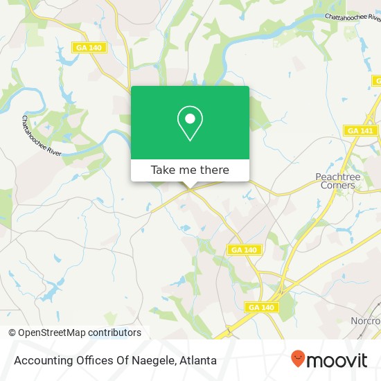 Accounting Offices Of Naegele map