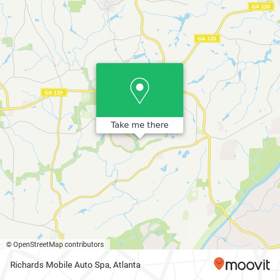 Richards Mobile Auto Spa map