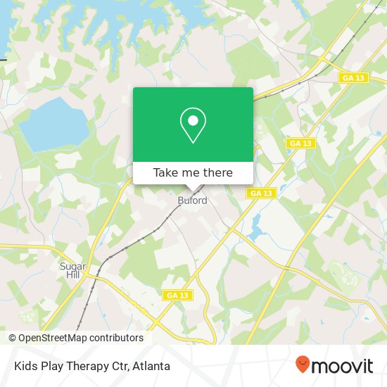 Mapa de Kids Play Therapy Ctr