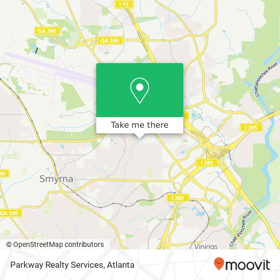 Parkway Realty Services map