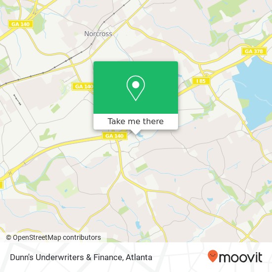 Dunn's Underwriters & Finance map