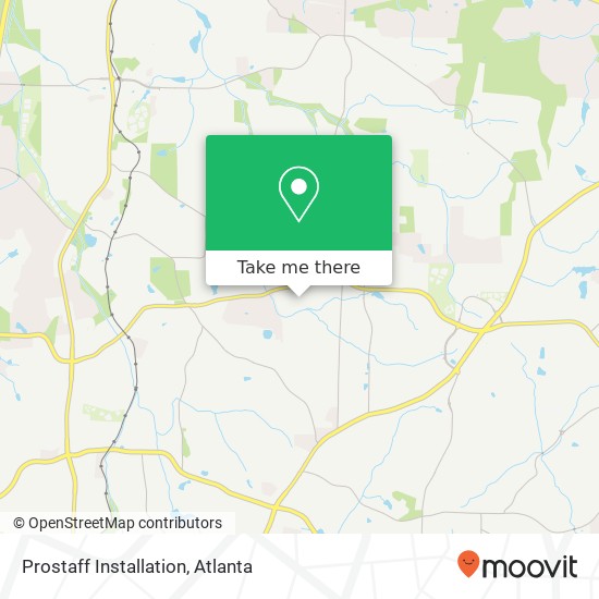 Prostaff Installation map