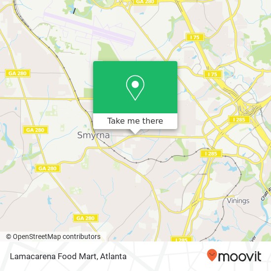 Lamacarena Food Mart map