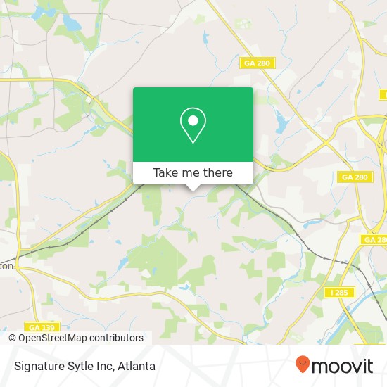 Signature Sytle Inc map