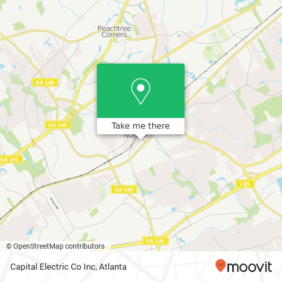 Mapa de Capital Electric Co Inc