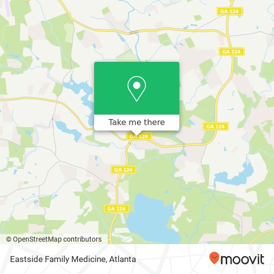 Eastside Family Medicine map