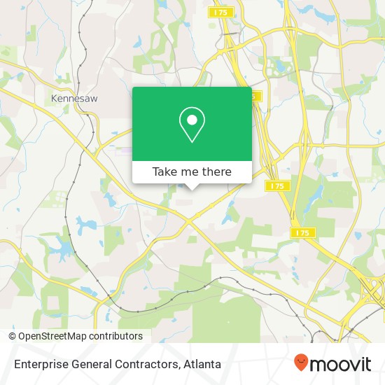 Enterprise General Contractors map