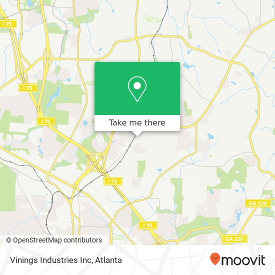 Vinings Industries Inc map