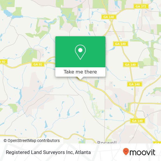 Registered Land Surveyors Inc map