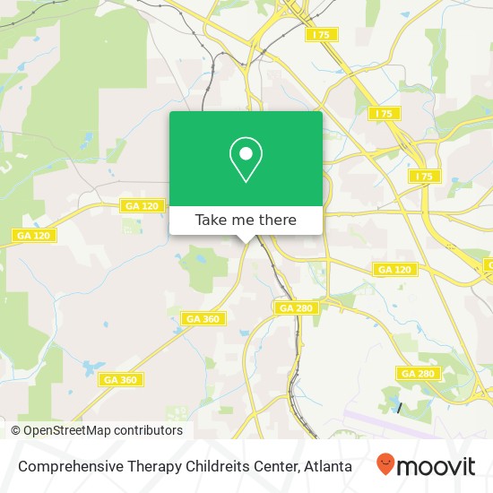 Mapa de Comprehensive Therapy Childreits Center