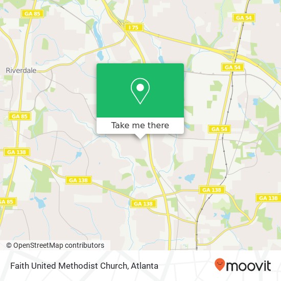 Mapa de Faith United Methodist Church