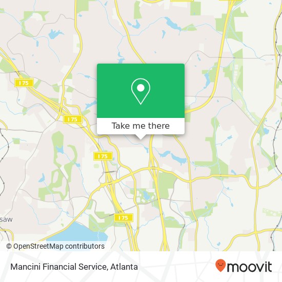 Mancini Financial Service map