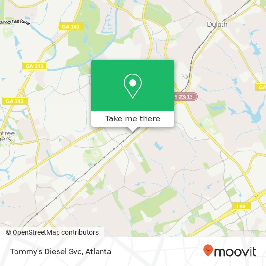 Tommy's Diesel Svc map