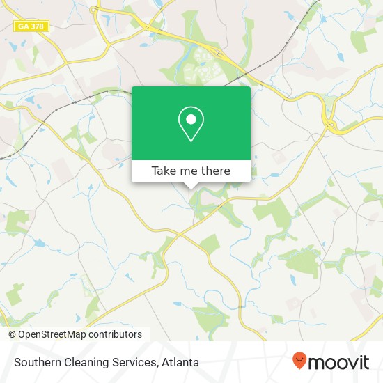 Southern Cleaning Services map