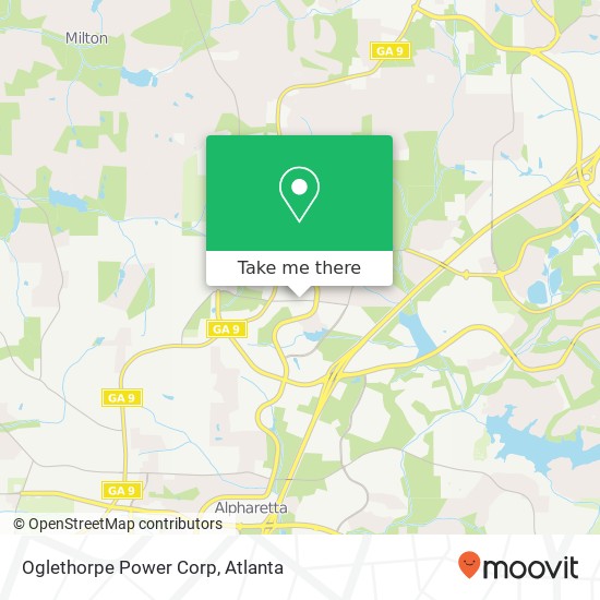 Mapa de Oglethorpe Power Corp