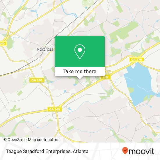 Teague Stradford Enterprises map