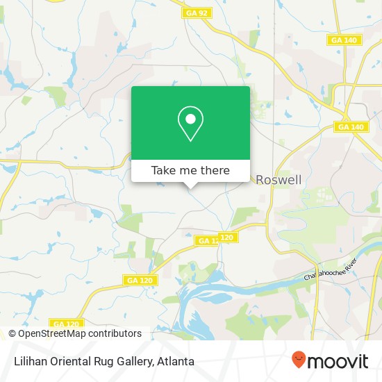 Lilihan Oriental Rug Gallery map