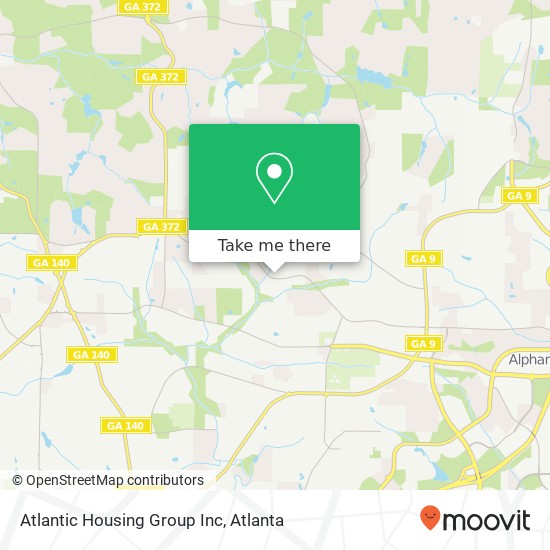 Atlantic Housing Group Inc map