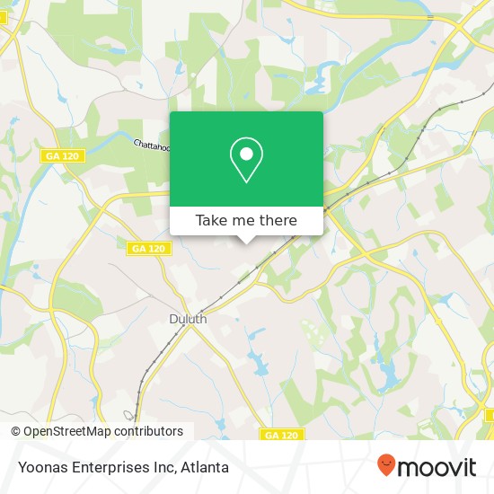 Mapa de Yoonas Enterprises Inc