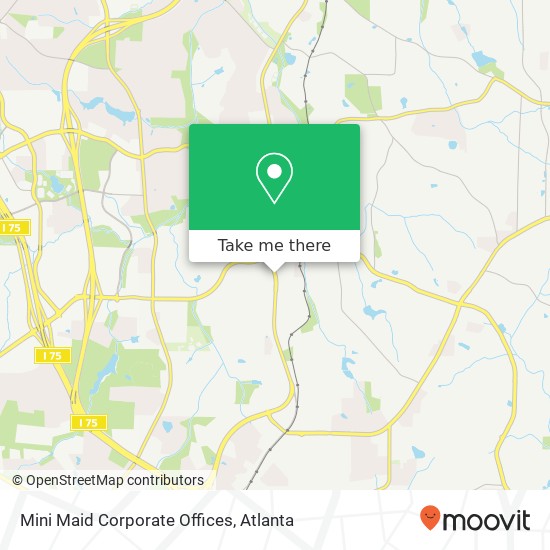 Mini Maid Corporate Offices map