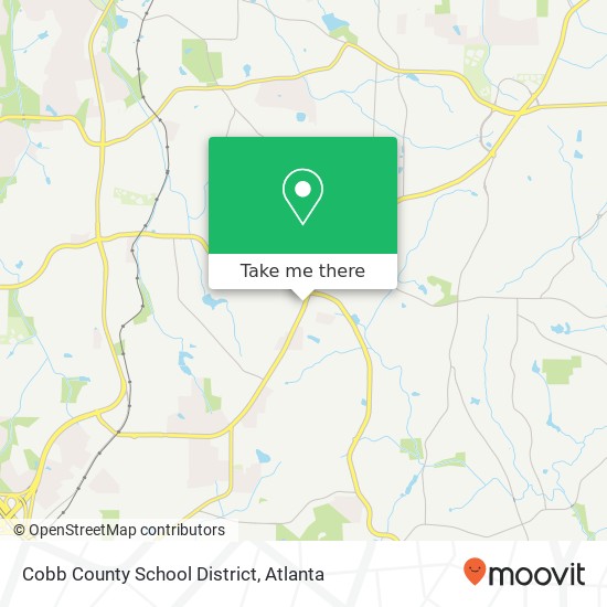 Mapa de Cobb County School District