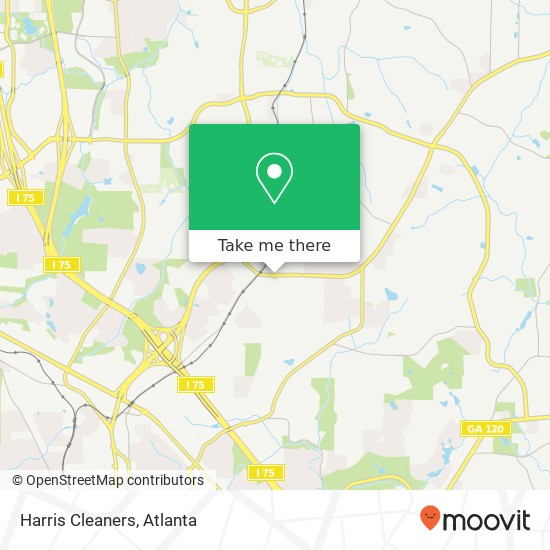 Harris Cleaners map