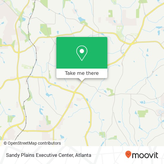 Sandy Plains Executive Center map