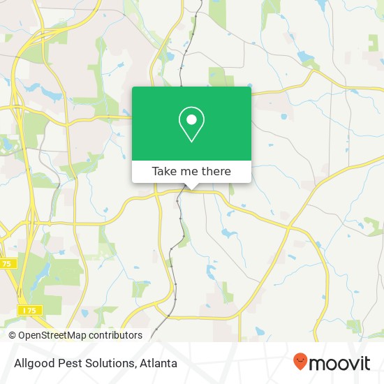 Allgood Pest Solutions map