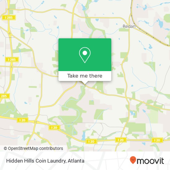 Hidden Hills Coin Laundry map