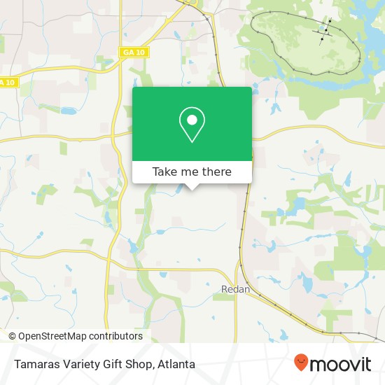Mapa de Tamaras Variety Gift Shop