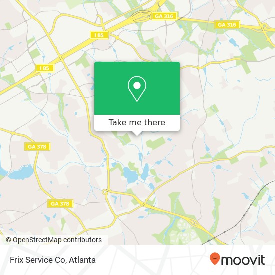 Frix Service Co map