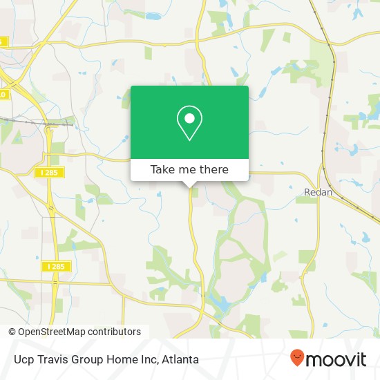 Mapa de Ucp Travis Group Home Inc