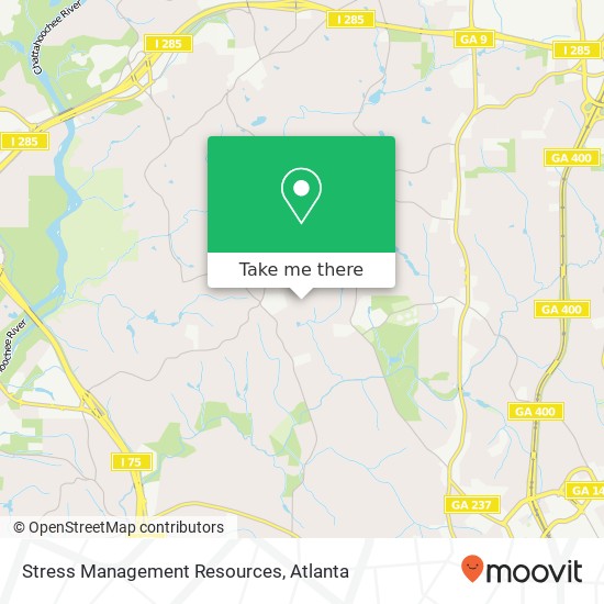 Stress Management Resources map