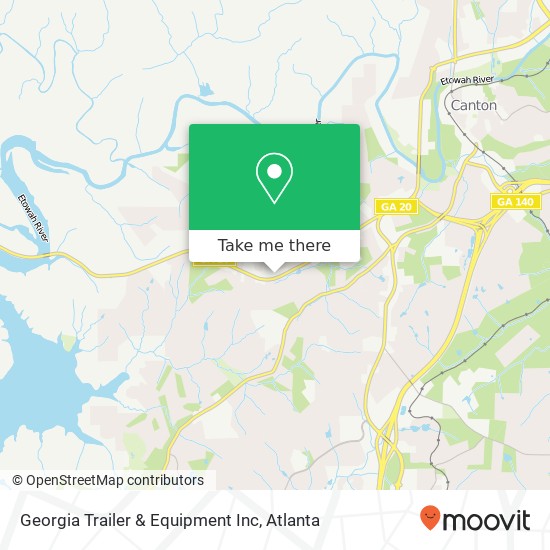 Mapa de Georgia Trailer & Equipment Inc