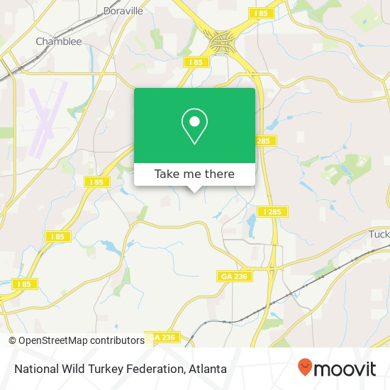 National Wild Turkey Federation map