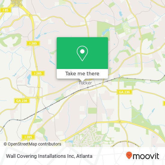 Wall Covering Installations Inc map