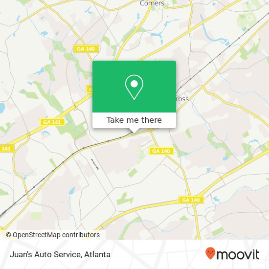 Juan's Auto Service map