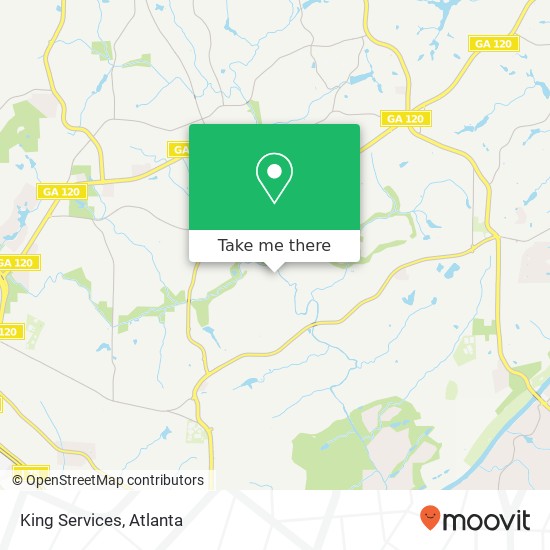 King Services map