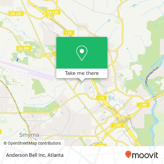 Mapa de Anderson Bell Inc