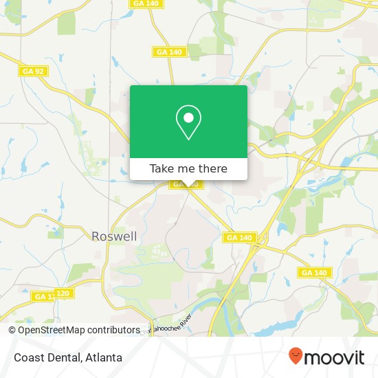 Mapa de Coast Dental