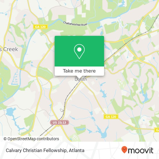 Mapa de Calvary Christian Fellowship